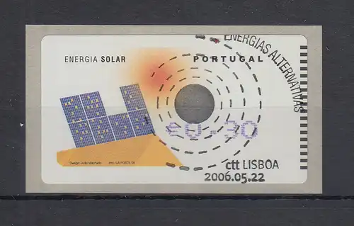 Portugal 2006 ATM Solar-Energie Amiel Mi.-Nr. 54.2 Z1 Wert 0,30 ET-O