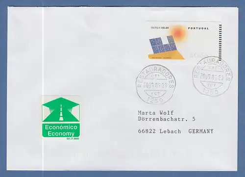 Portugal 2006 ATM Solar-Energie NewVision Mi.-Nr. 54.3 Z1 Wert 0,58 auf Brief