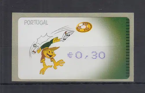 Portugal 2004 ATM Fussball-EM Amiel Mi.-Nr. 44.2.1 Wert 30  **