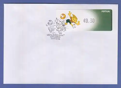 Portugal 2004 ATM Fussball-EM Monétel Mi.-Nr. 45 Wert 0,30 auf FDC