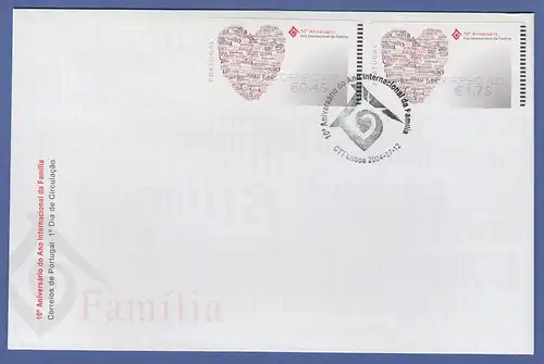 Portugal 2004 ATM Jahr der Familie NewVision Mi-Nr 46.3  AZUL 0,45 / 1,75 FDC