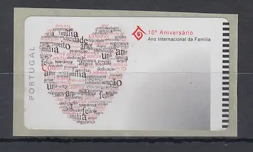 Portugal 2004 ATM Jahr der Familie LEERFELD ** 