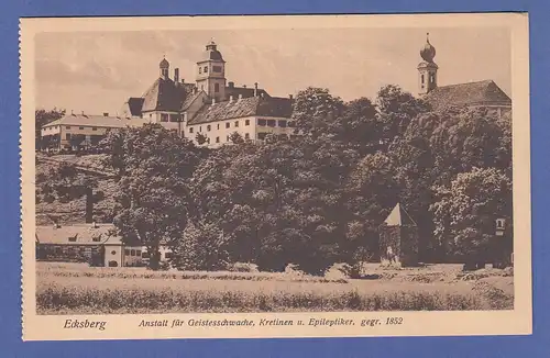 Alte AK 84453 Ecksberg Ostansicht, unbeschrieben