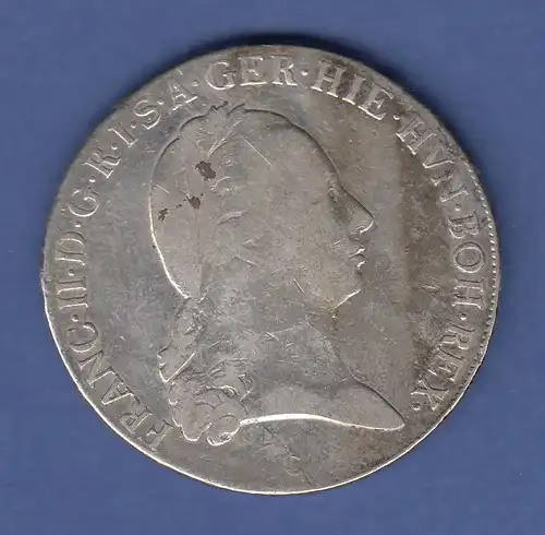 Österreich Habsburg Kronentaler 1796 C Franz II. ss 