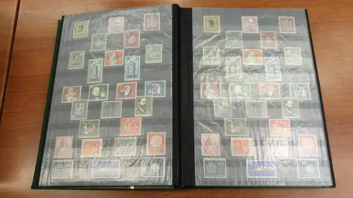 Bundesrepublik 1949-1974 doppelt geführte Sammlung im Einsteckbuch 