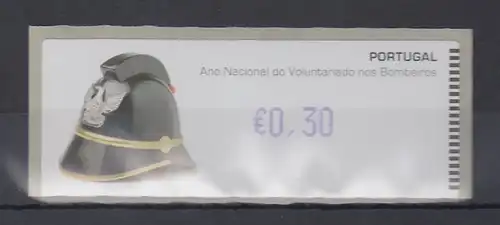 Portugal 2008 ATM Feuerwehr Monétel Mi.-Nr. 63 blauviolett Wert 30 **