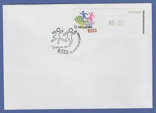 Portugal 2007 ATM Kinder in Gefahr Monétel Mi-Nr 59e Wert 0,30 auf FDC