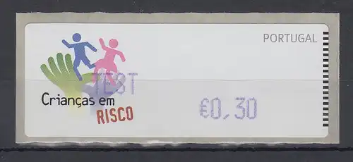 Portugal 2007 ATM Kinder in Gefahr Monétel Mi-Nr 59 f  TEST €0,30 **