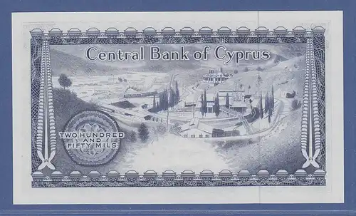 Banknote Zypern 250 Mils 1982