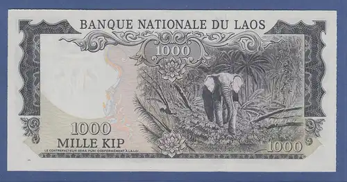 Banknote Laos 1000 Kip Elefant