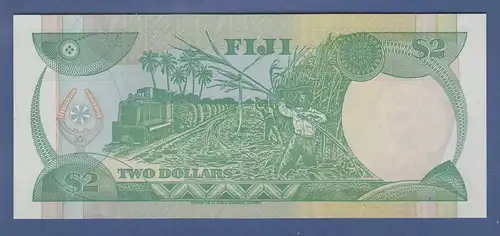 Banknote Fiji Fidschi-Inseln 2 Dollar Ausgabe 1980 