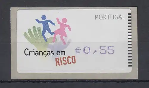 Portugal 2007 ATM Kinder in Gefahr Amiel Mi-Nr 58.2 Wert 0,55 **