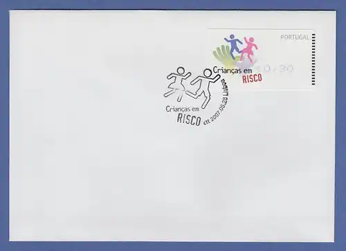 Portugal 2007 ATM Kinder in Gefahr Amiel Mi-Nr 58.2 Wert 0,30 auf FDC 