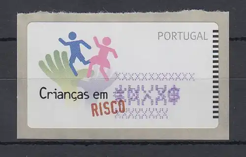 Portugal 2007 ATM Kinder in Gefahr Amiel Mi-Nr 58.2 Testdruck Wert überdruckt