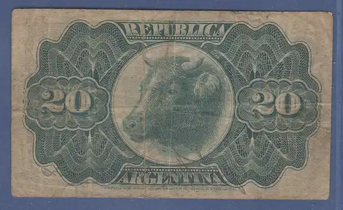 Banknote Argentinien 20 Pesos 1891