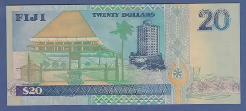Banknote Fiji 20 Dollar # AE052031 kfr. 