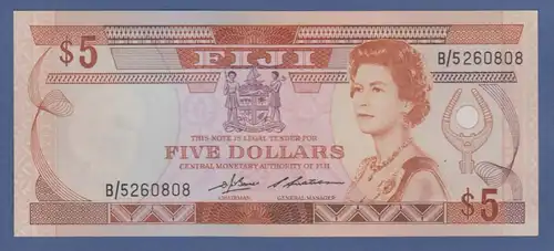 Banknote Fiji 5 Dollar # B/ kfr. 