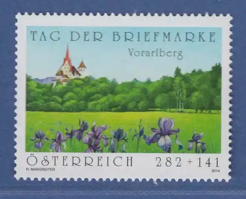 Österreich 2014 Sondermarke Tag der Briefmarke Vorarlberg Rankweil Mi.-Nr. 3159