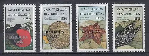 Antigua und Barbuda Mi.-Nr. Satz 839-842 postfrisch ** / MNH Meer BARBUDA MAIL