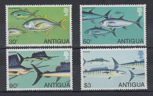 Antigua und Barbuda Mi.-Nr. Satz 543-546 postfrisch ** / MNH Fische