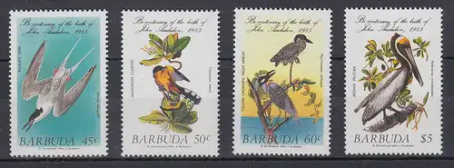 Barbuda Mi.-Nr. Satz 790-793 postfrisch ** / MNH Vögel