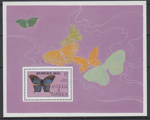 Antigua und Barbuda Mi.-Nr. Block 94 postfrisch ** / MNH Butterfly BARBUDA MAIL