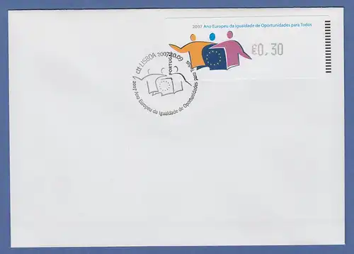 Portugal 2007 ATM Chancengleichheit Monétel Mi.-Nr. 61 Wert 0,30 auf FDC