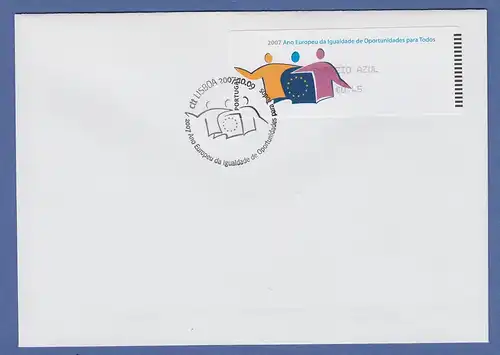 Portugal 2007 ATM Chancengleichheit Monétel Mi.-Nr. 61 Wert AZUL 0,45 auf FDC