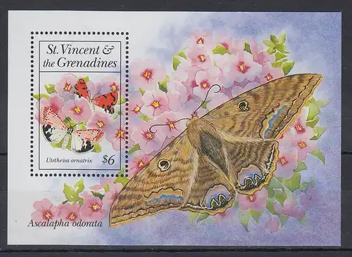 St. Vincent Mi.-Nr. Block ? postfrisch ** / MNH Schmetterlinge