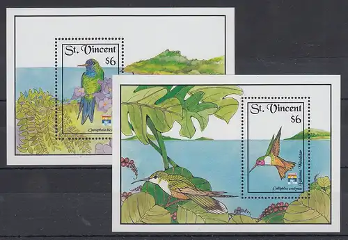 St. Vincent Mi.-Nr. Block ? postfrisch ** / MNH Vögel