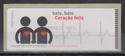 Portugal 2005 ATM Kardiologie Monétel Mi.-Nr. 49  Wert AZUL 0,30  ** 