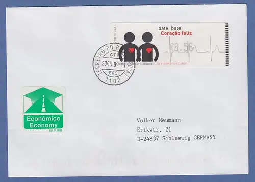 Portugal 2005 ATM Kardiologie Monétel Mi.-Nr. 49  Wert 0,56 auf gel. FDC