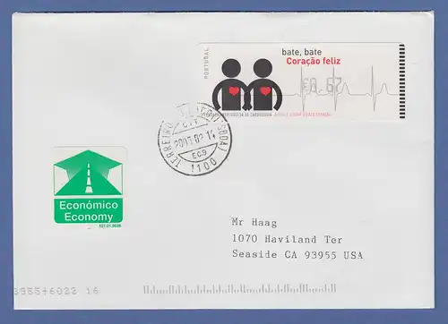 Portugal 2005 ATM Kardiologie Monétel Mi.-Nr. 49  Wert 0,67 auf gel. FDC