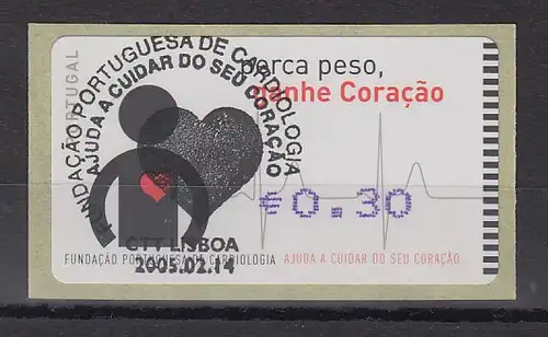 Portugal 2005 ATM Kardiologie Amiel Mi.-Nr. 48.2.2 Wert 0,30 ET-O