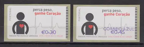 Portugal 2005 ATM Kardiologie NV Mi.-Nr. 48.3 Werte 0,30 / AZUL 0,45 ** 