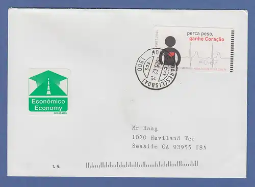 Portugal 2005 ATM Kardiologie NV Mi.-Nr. 48.3 Wert 0,67 auf gel. FDC