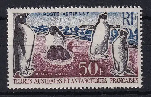 Französische Antarktis 1962 Mi.-Nr. 26 postfrisch ** / MNH Pinguine