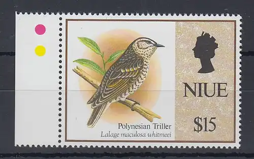 Niue 1993 Freimarke: Vögel Mi.-Nr. 835 **