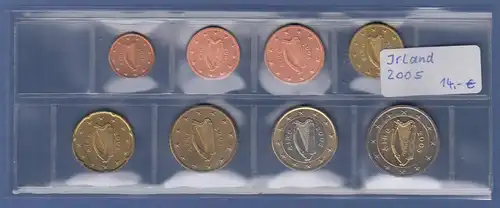 Irland EURO-Kursmünzensatz Jahrgang 2005 bankfrisch / unzirkuliert