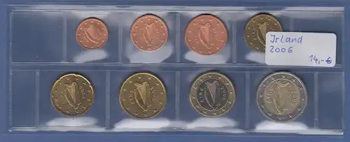 Irland EURO-Kursmünzensatz Jahrgang 2006 bankfrisch / unzirkuliert