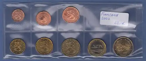 Finnland EURO-Kursmünzensatz Jahrgang 2003 bankfrisch / unzirkuliert