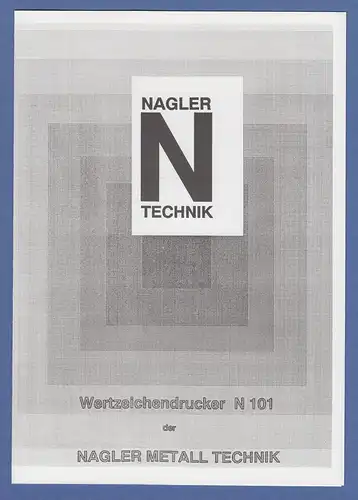 Nagler-ATM Folder der Fa. NAGLER METALL TECHNIK mit ATM O und Hersteller-Infos