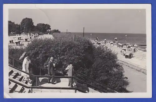 AK Ostseebad Brunshaupten Strandpromenade, gelaufen 1929