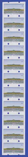 ATM Deutschland Vordruck Sanssouci (1993-1999) Leerfeld 11er-Streifen 