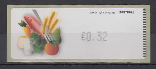 Portugal 2009 ATM Ernährung Monétel Mi.-Nr. 69 Wert 0,32 **