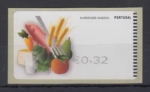 Portugal 2009 ATM Ernährung SMD Mi.-Nr. 68.1 Wert 0,32 **