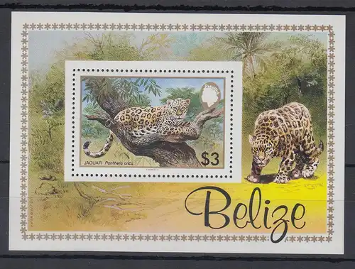 Belize 1983 Jaguar Mi.-Nr. Block 61 **