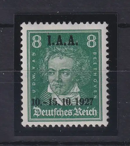 Dt. Reich 1927 Tagung des I.A.A. 8Pfg-Wert Mi.-Nr. 407 **