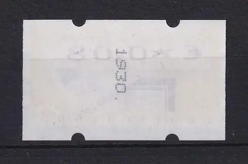 Deutschland ATM Briefkasten Mi-Nr. 5.1 Zählnummer besonders klein (nur 2mm hoch)