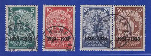 Deutsches Reich 1933 Nothilfe Mi.-Nr. 508-511 Satz 4 Werte kpl. O gepr. Schlegel